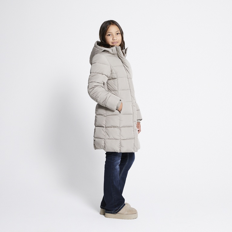Long puffer jacket "Penny Star" Beige 3